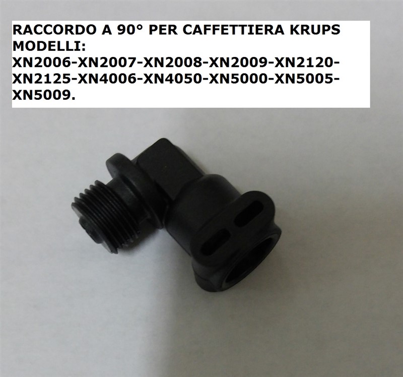 KRUPS RACCORDO AD ANGOLO 90 A VITE PER CAFFETTIERA NESPRESSO 